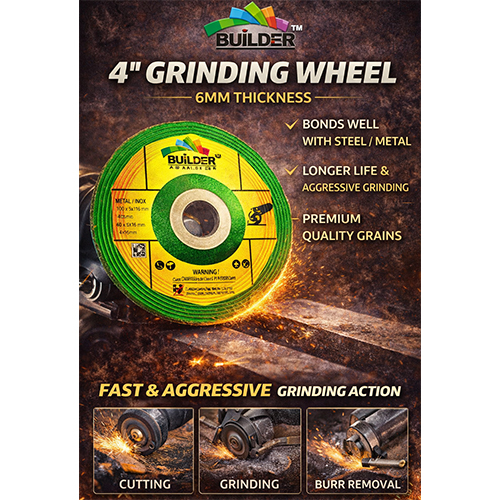 4 inch Grinding Wheel 6 mm Thickness