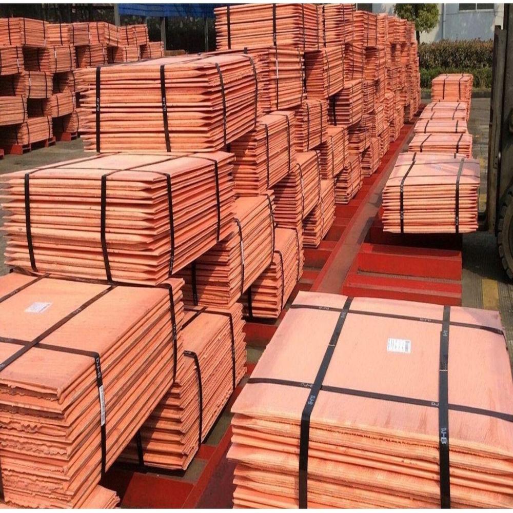 99.99% Pure Copper Cathode Sheet Plate for Wiring, Circuit, and Industrial Manufacturing High Conductivity Metal Supplier