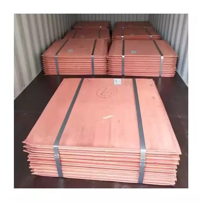 99.99% Pure Copper Cathode Sheet Plate for Wiring, Circuit, and Industrial Manufacturing High Conductivity Metal Supplier