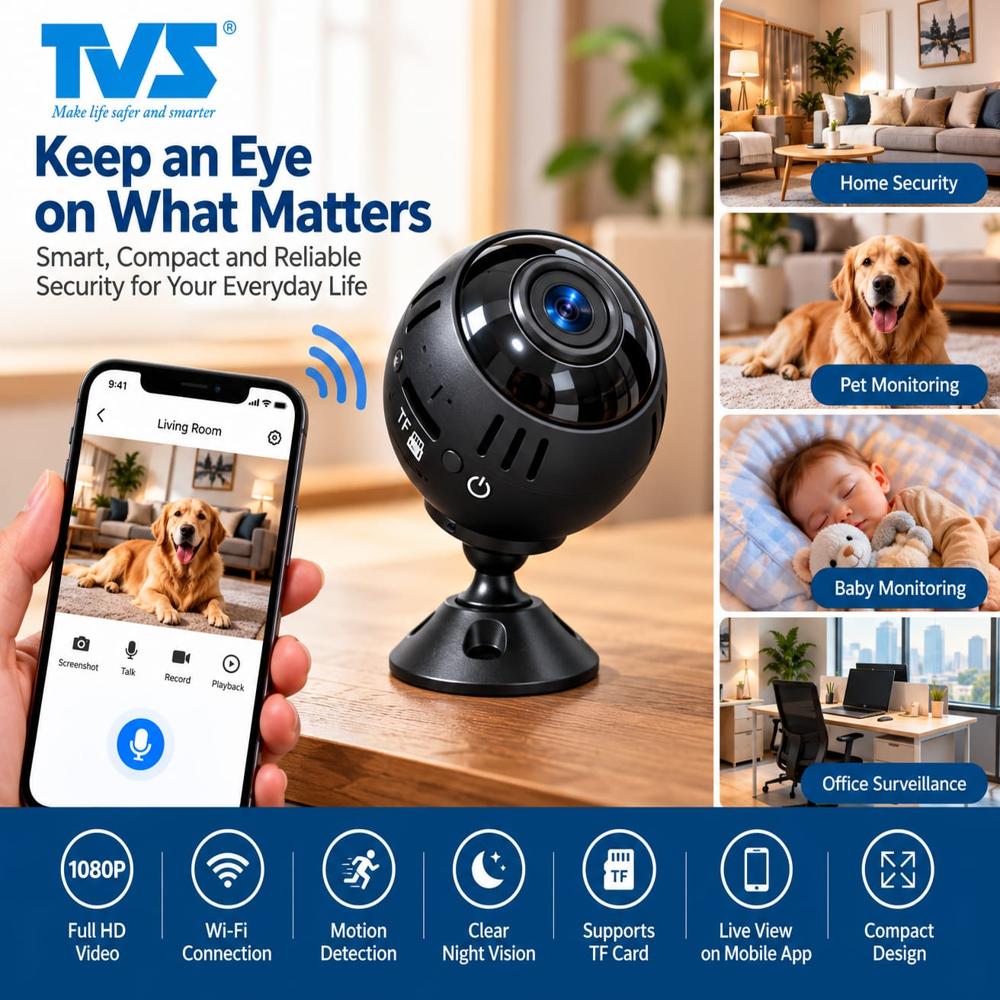 Mini Wireless Camera - Compatible With: Passenger Cars
