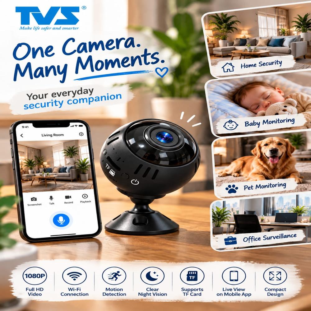 Mini Wireless Camera - Compatible With: Passenger Cars