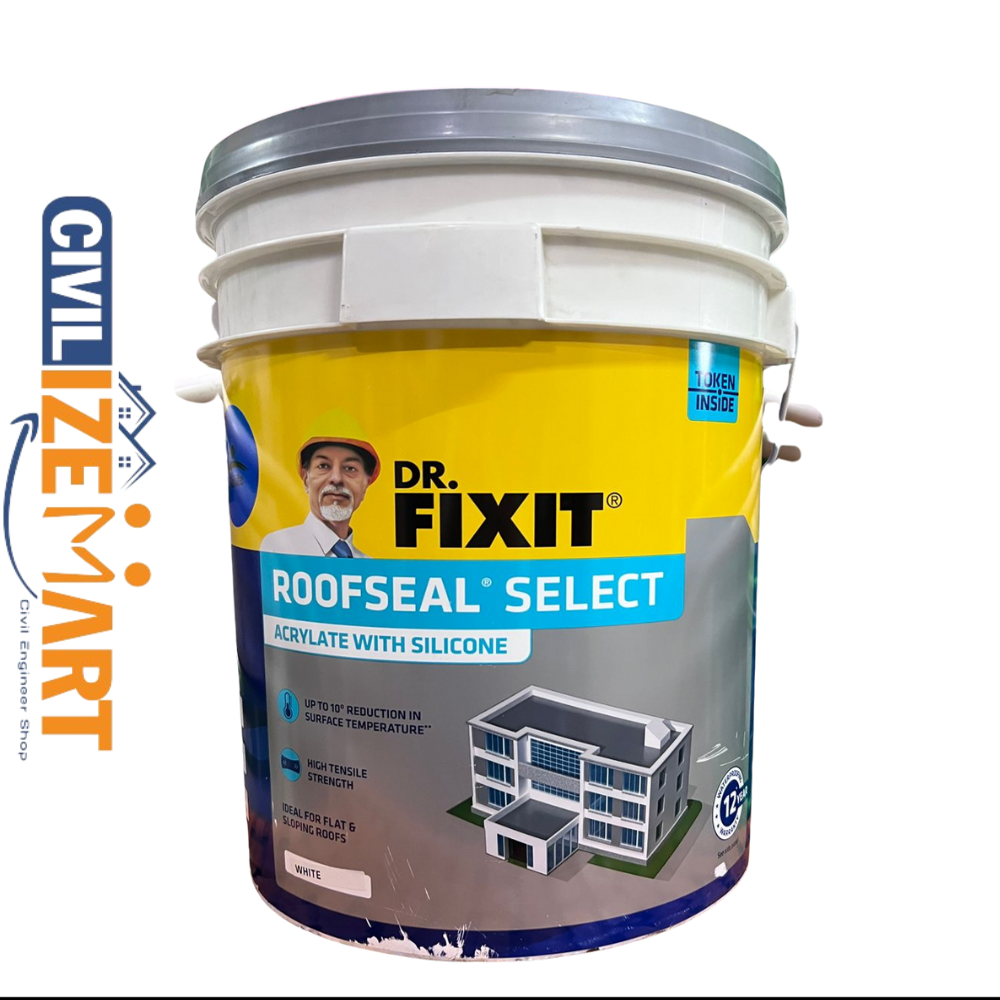 Dr.Fixit Roof Seal Select (20Lt) White - Boiling Point: Not Determined