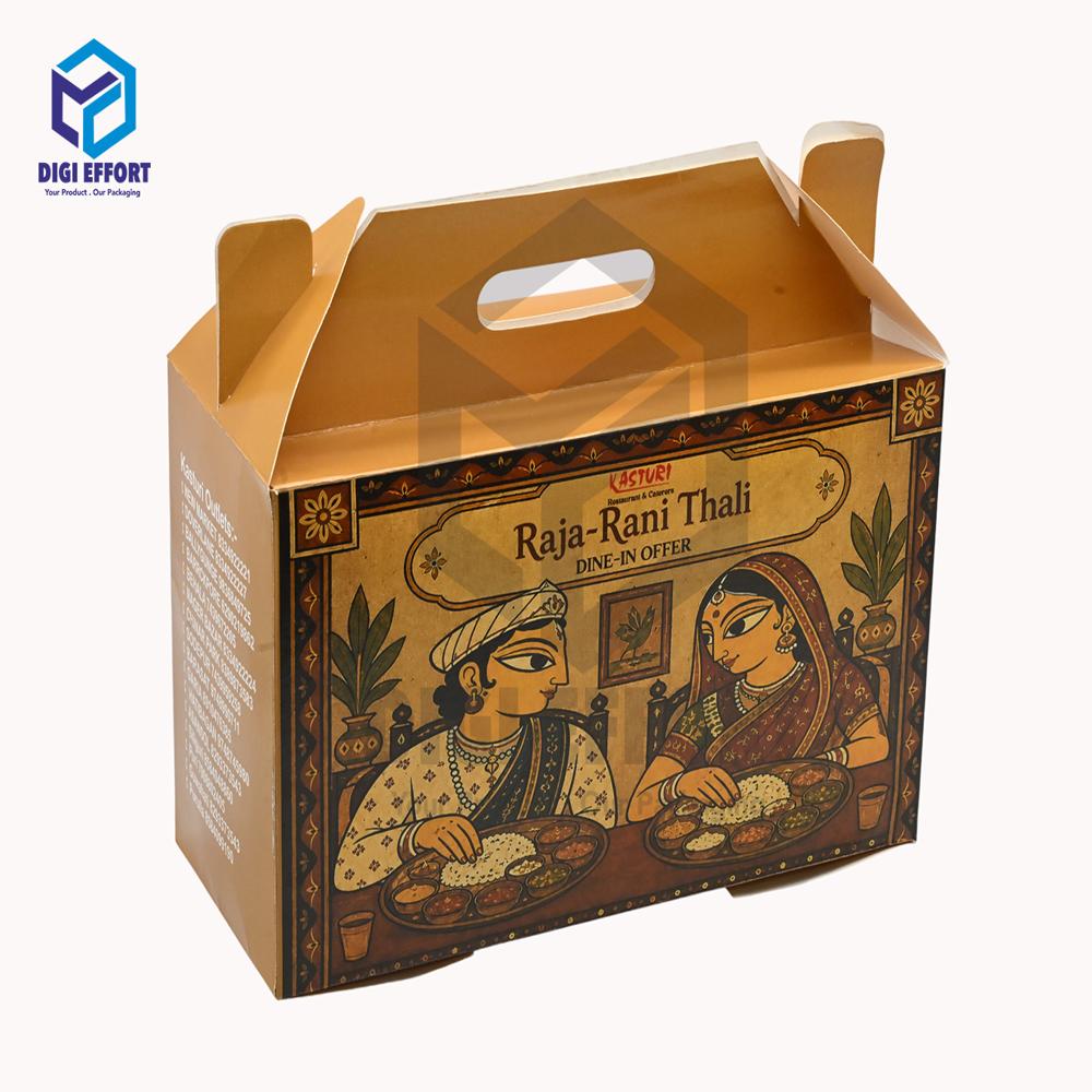 Takeaway Food Box - Finishing: Matte Lamination
