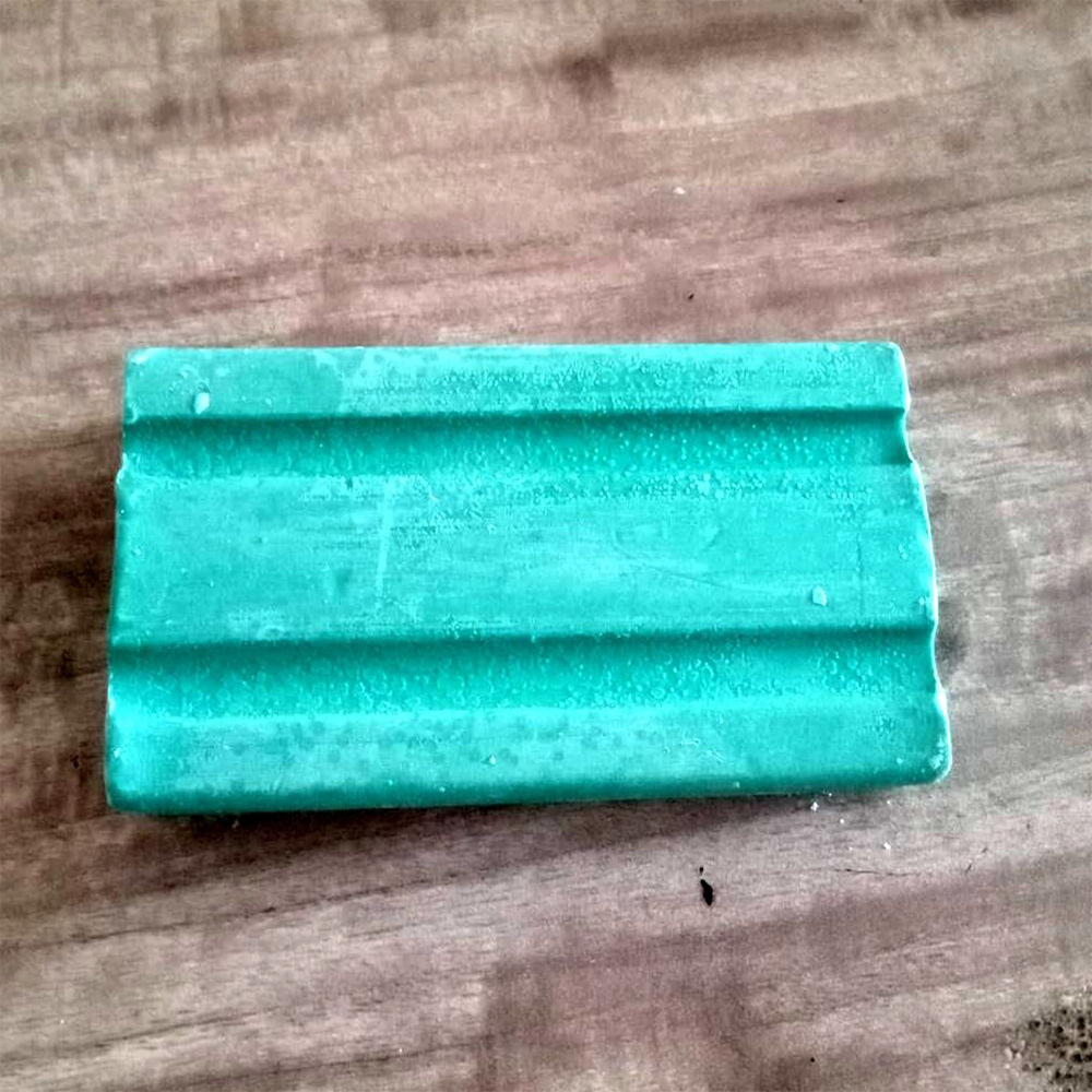 Light Green Rectangular Detergent Cake