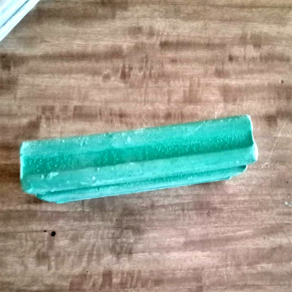 Light Green Rectangular Detergent Cake