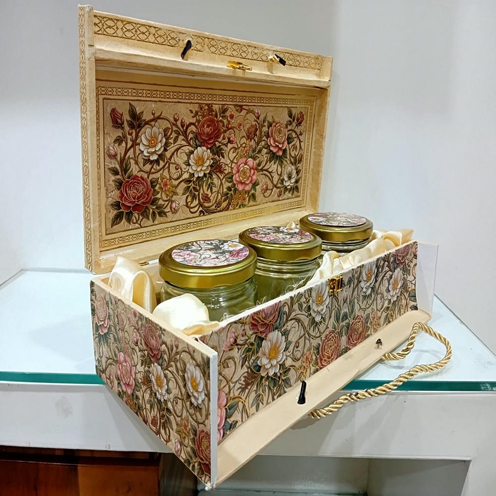 3 Jar Dry Fruit Box