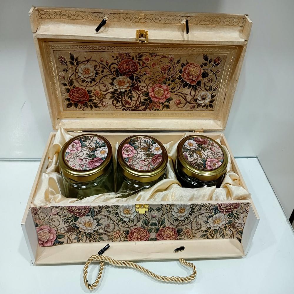3 Jar Dry Fruit Box