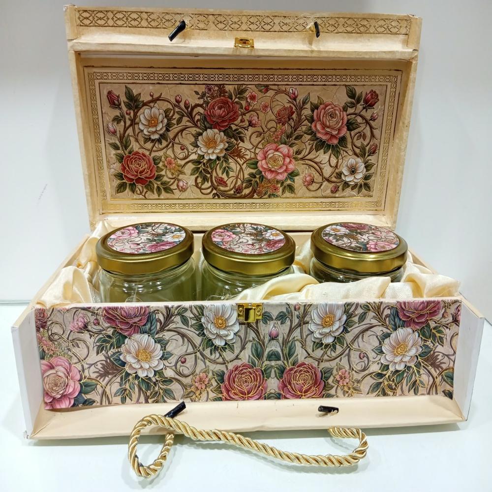 3 Jar Dry Fruit Box