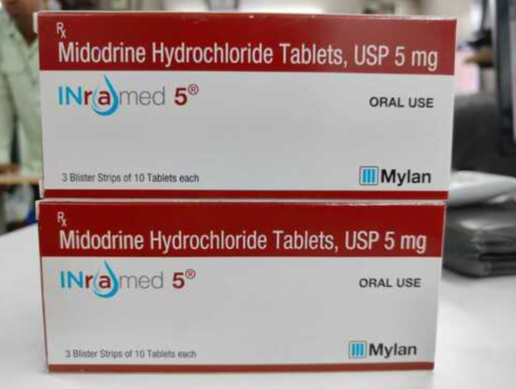 Midodrine 5Mg - Ingredients: Blood Vessel Constriction: It Stimulates Alpha-Adrenergic Receptors To Tighten Blood Vessels