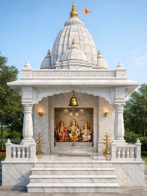 Society Stone Temple Contractor - Application: Outdoor Garden