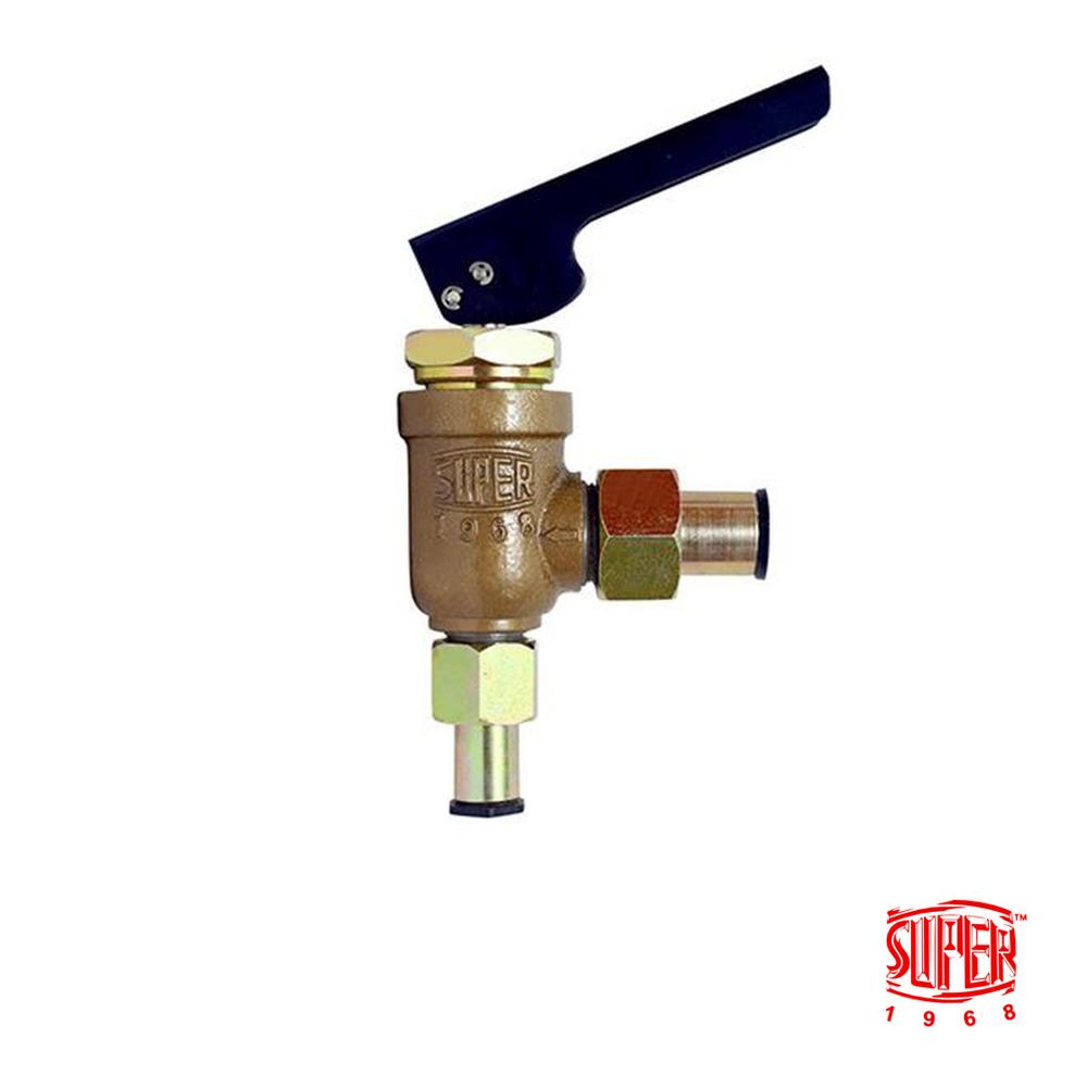 Quick Closing Oil Drain Valve, Weld Connection, For Ammonia - Power: Manual