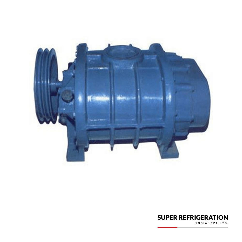 Rotary Air Blower Twin Lobe - Flow Rates 25m3/hr To 400m3/hr, Blue Color, Industrial Application Ready To Install