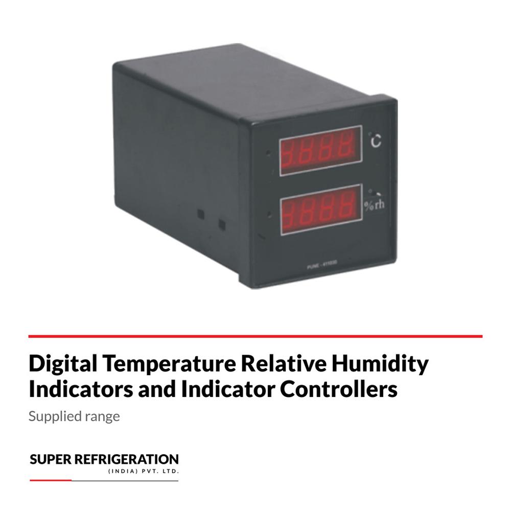 Digital Temperature Relative Humidity Indicators - Application: Cold Storage
