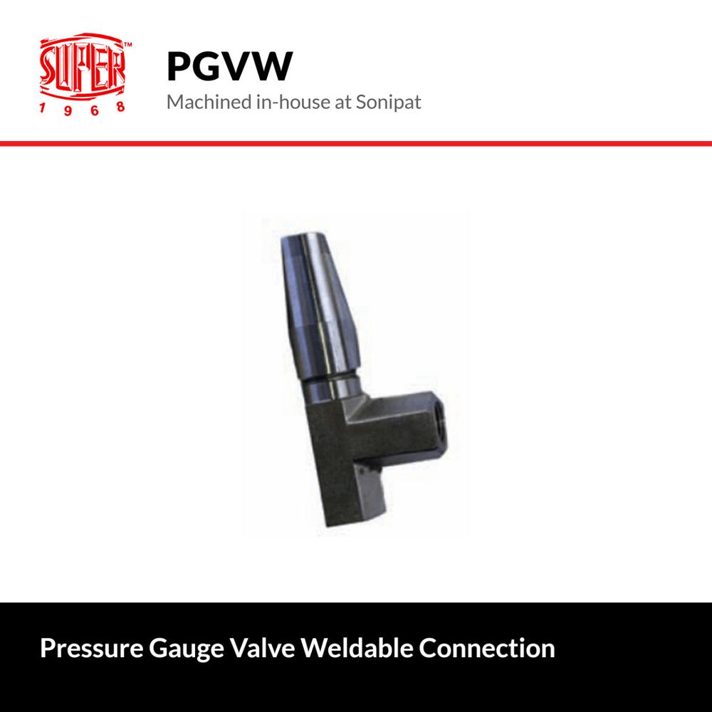 Pressure Gauge Valves - Port Size: 8 Mm