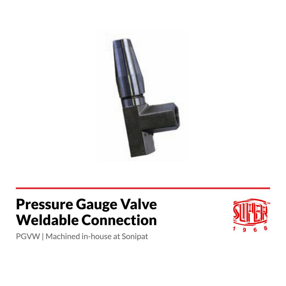 Pressure Gauge Valves - Port Size: 8 Mm