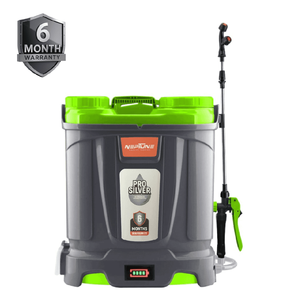 Neptune Silver Pro-12 Battery Sprayer 12V X 8Ah 18 Liter Tank Capacity
