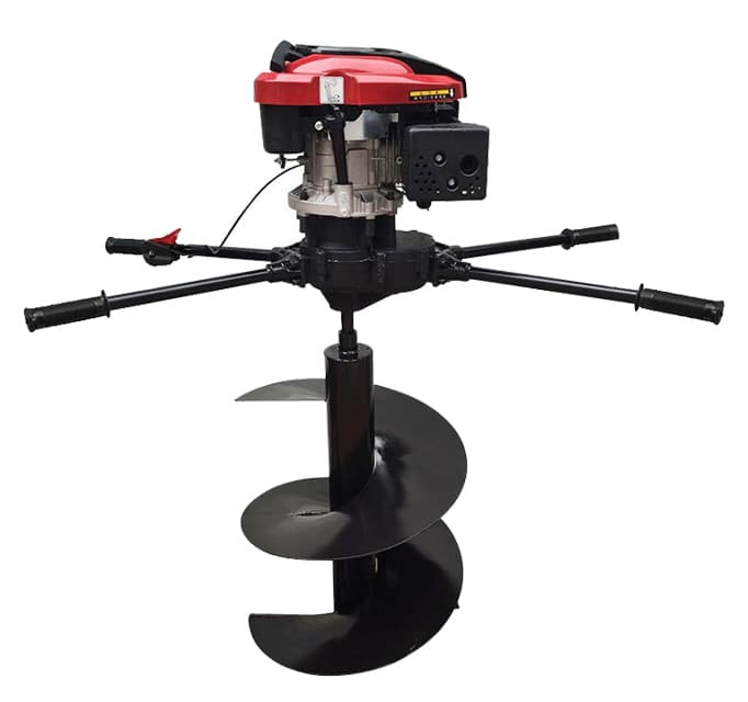 Neptune AG-173 Double Person Operated Earth Auger 4 Stroke 173CC Petrol Engine 12 Inch Drill Bit