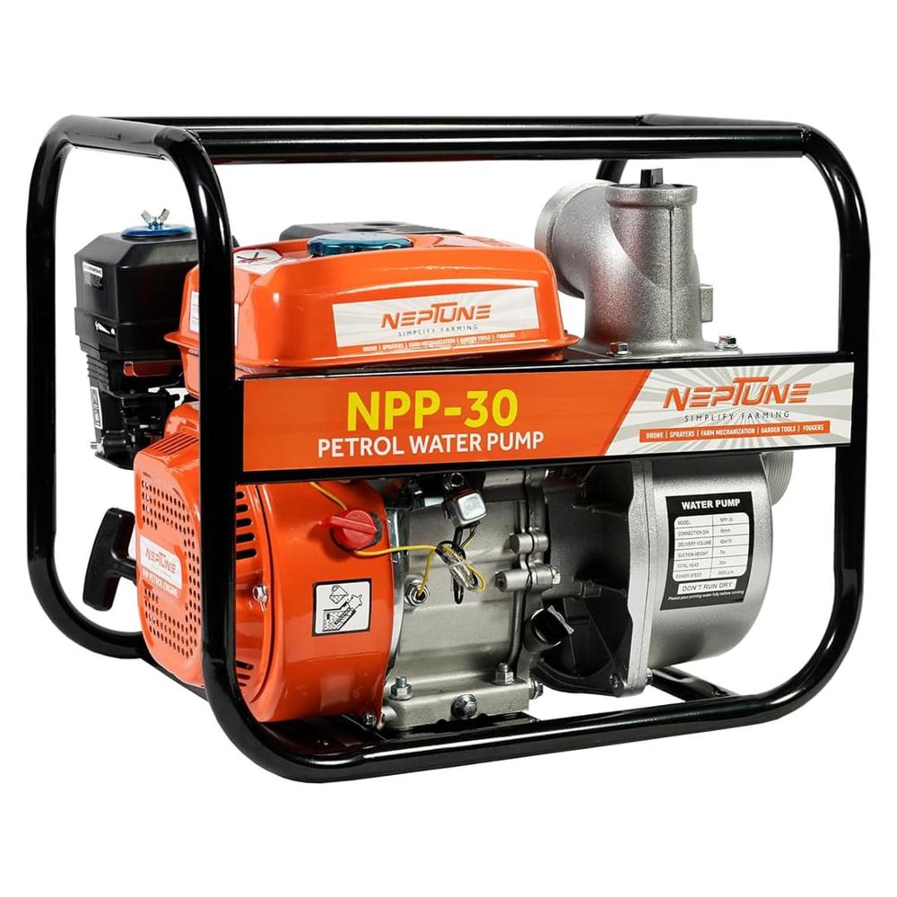 Neptune  6.5 HP Portable Water Pump 4 Stroke 196CC Petrol Engine 3600 RPM
