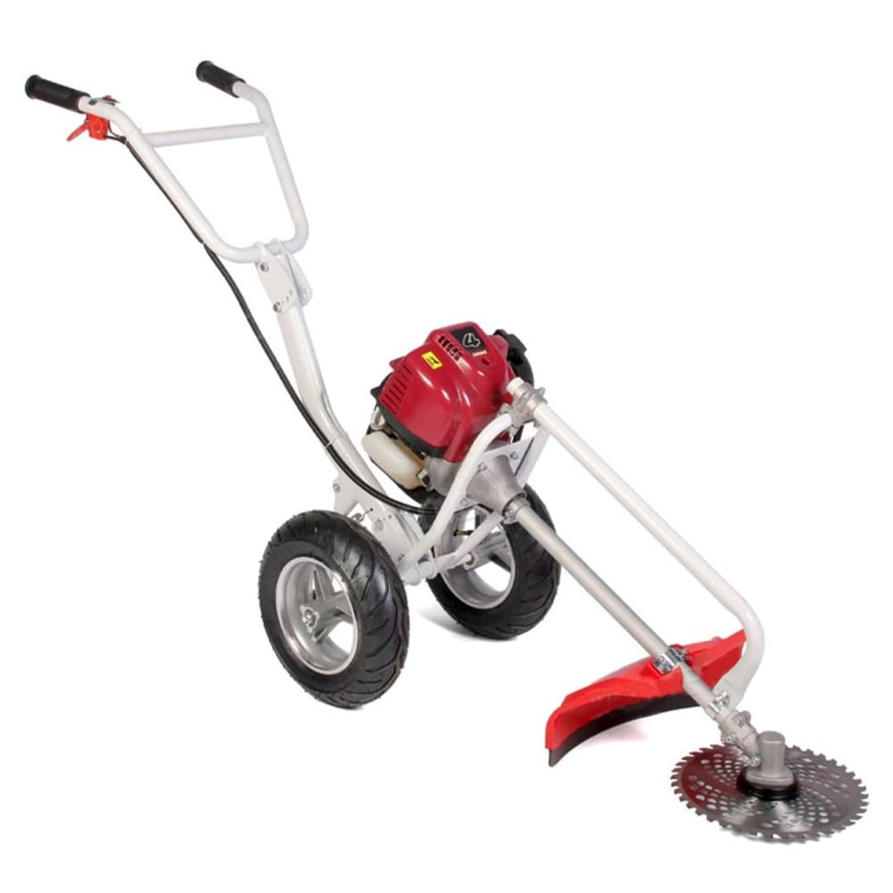 Neptune Trolley Grass Trimmer and Brush Cutter 4 Stroke 35cc Petrol Engine