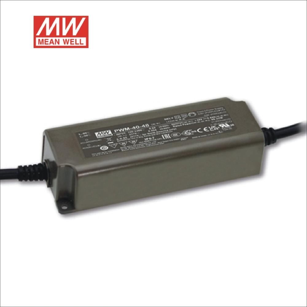 Pwm-40  Series 40W Constant Voltage Pwm Output Led Driver - Color: Black