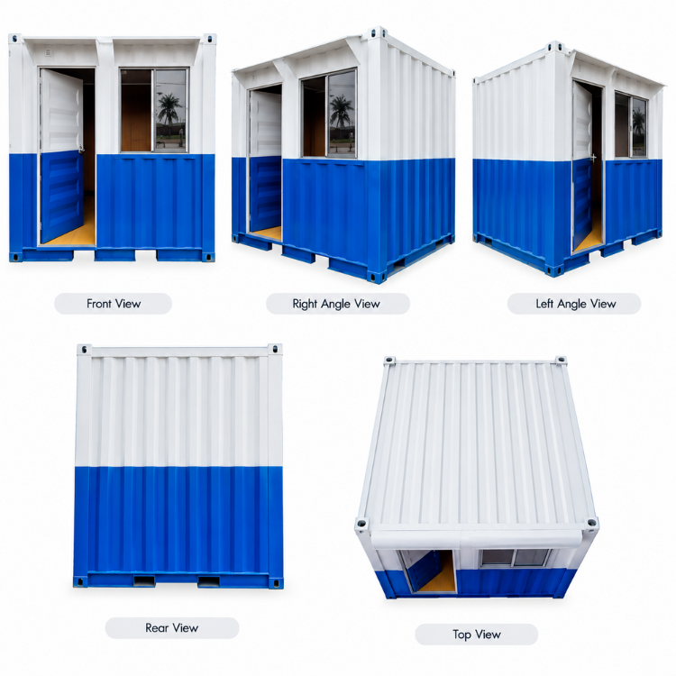 Prefab FRP Portable Security Cabin