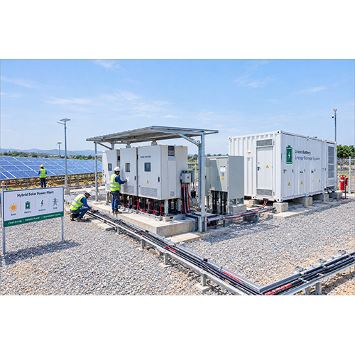 Hybrid Solar Power Plant - Cable Length: Custom As Per Installation
