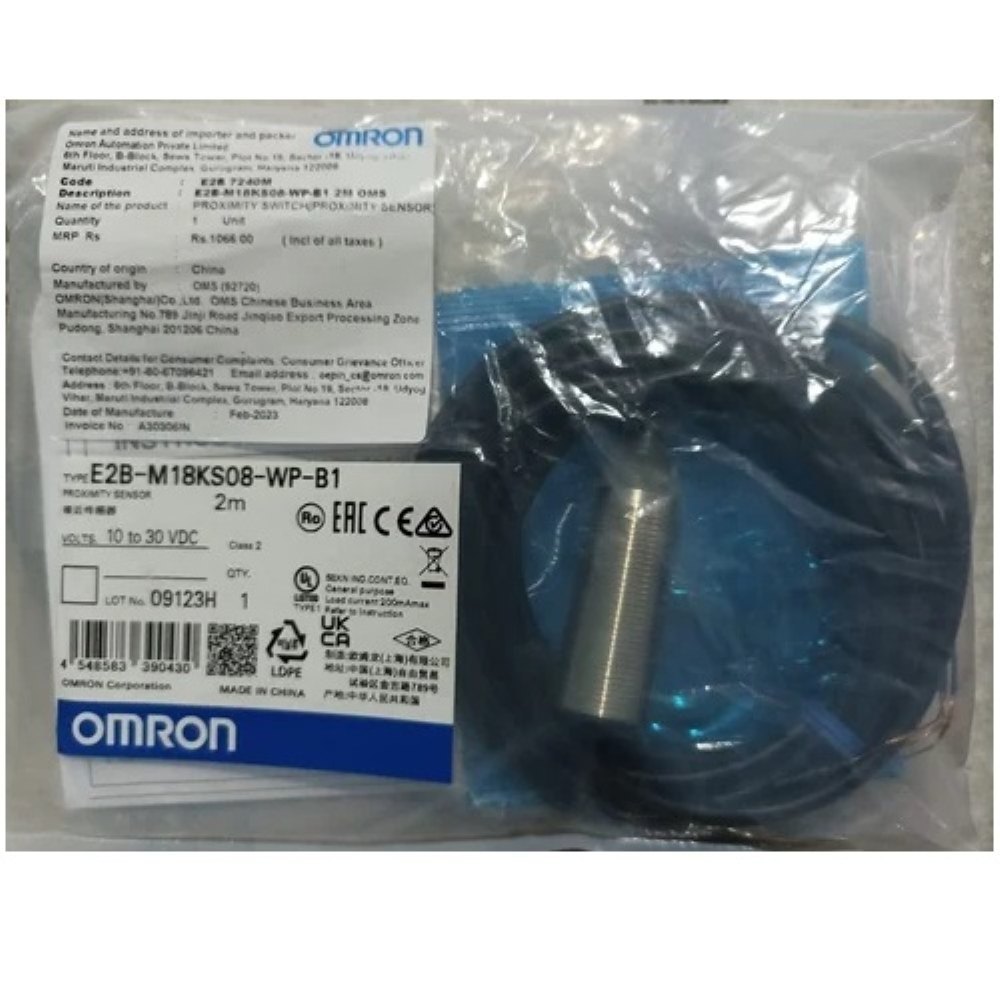 Omron E2b M18ks08 Wp B1 Proximity Sensor