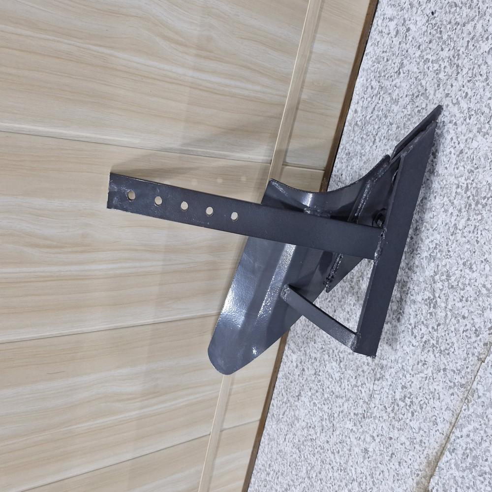 Single Side Power Weeder Plough - Mild Steel, 22x18 Inches | Hand Crank, Color Coated, Agricultural Use