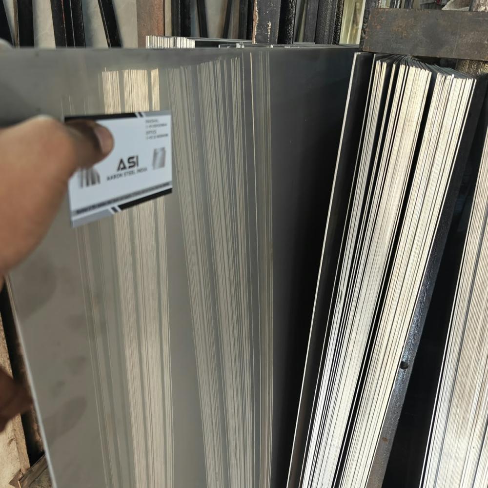 304 Ss Sheet - Stainless Steel 2mm, Silver Mirror Finish, Corrosion & Heat Resistant