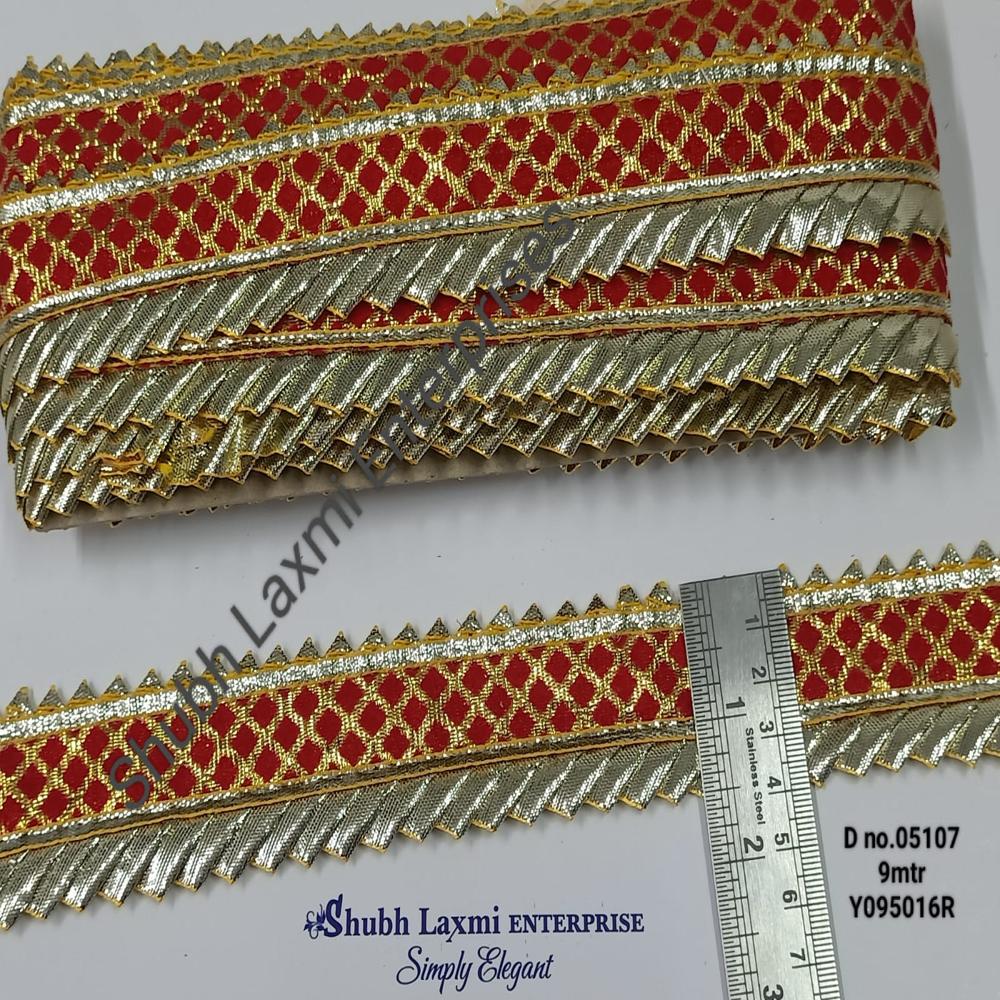 Fancy Saree Border Gota Lace - Color: Golden
