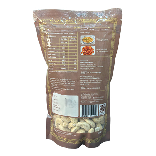 200 GM Roasted And Salted Cashew Pouch
