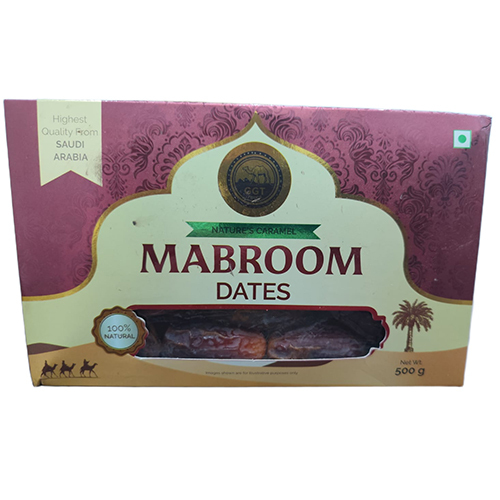500 GM Mabroom Dates Paper Box