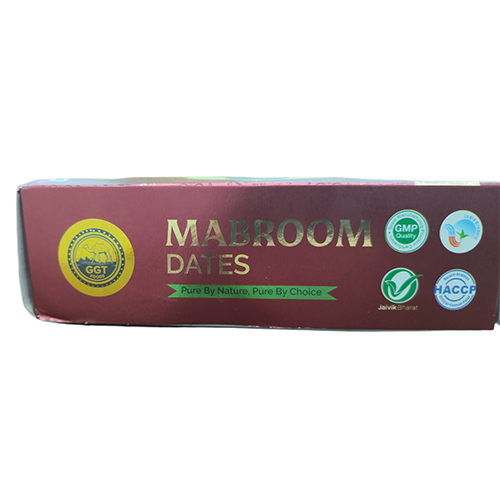 500 GM Mabroom Dates Paper Box