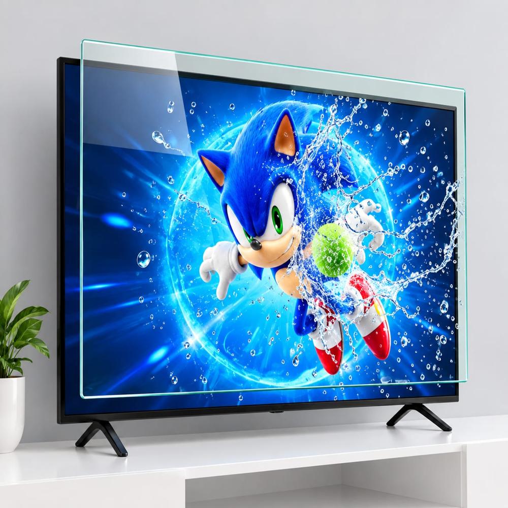 32inch Tv Screen Guard - Color: Transparent