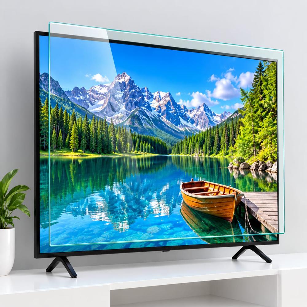 32inch Tv Screen Guard - Color: Transparent
