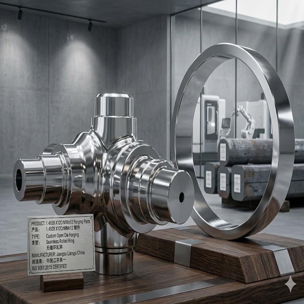 1.4939 X12crnimo12 Martensitic Cr Ni Mo Steel Forgings For Gas And Steam Turbine Rotors, Blades And Discs Bars, Rings And Discs Jiangsu Liangyi - Application: Machine Parts
