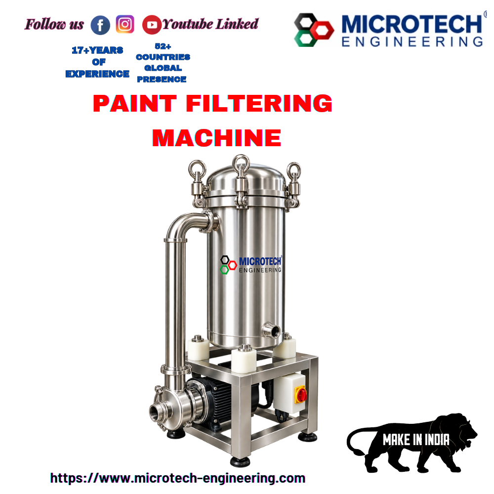 Paint Filtering Machine
