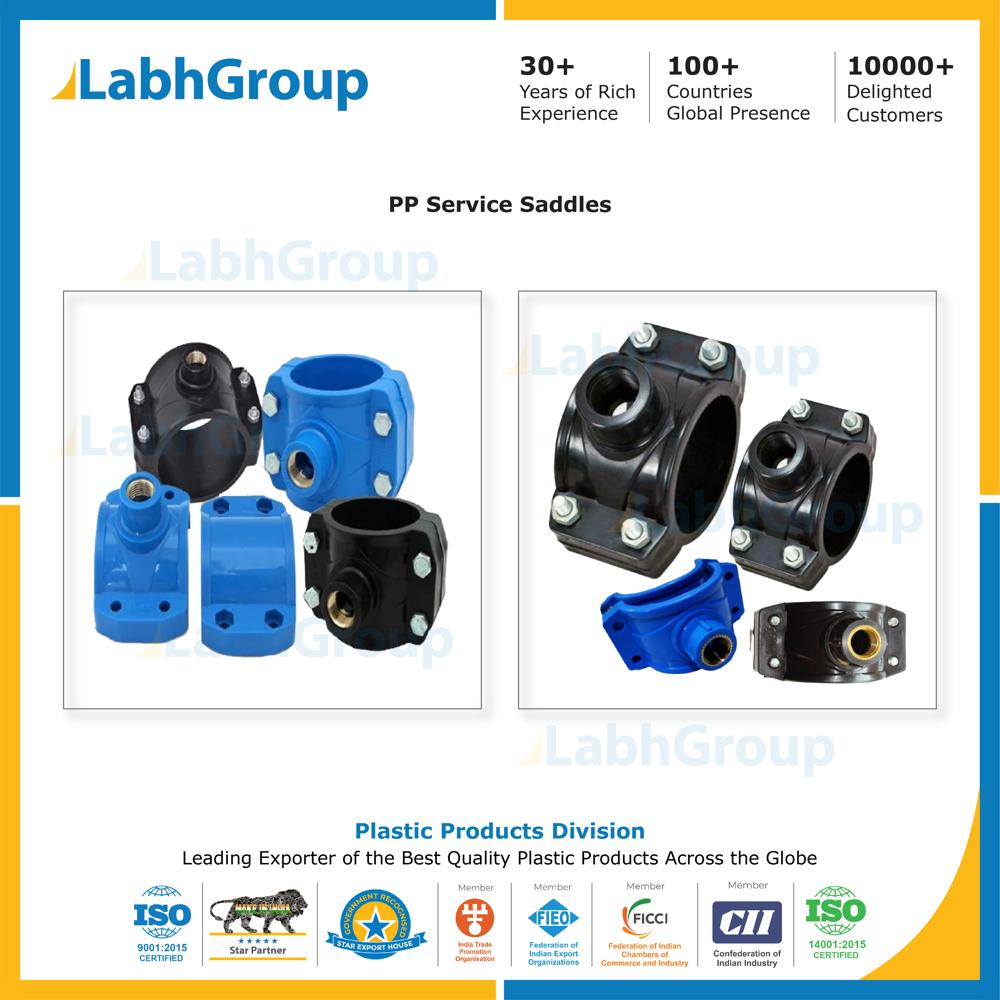 Pp Service Saddles - Color: Black / Blue / As Per Customer Requirement