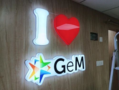 Acrylic LED Light Letter Sign Board