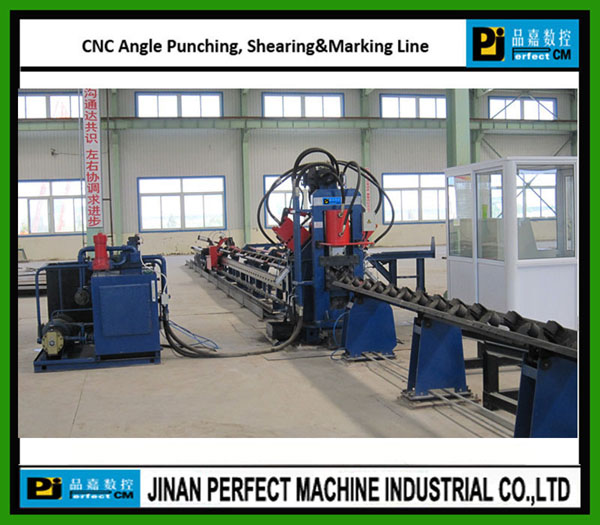CNC Angle Line for Punching, Shearing and Marking