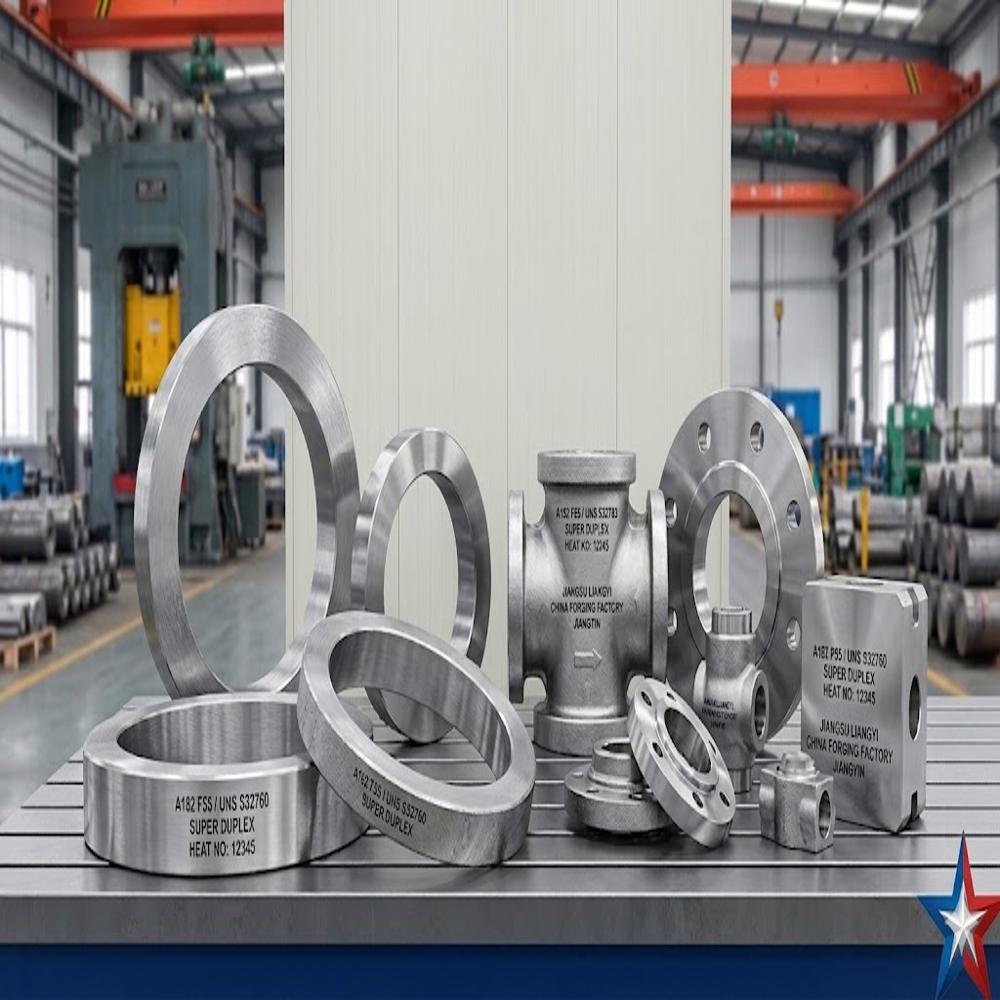A182 F55 UNS S32760 Super Duplex Forgings for Offshore, Oil and Gas and Marine Pump Shafts, Valve Stems, Drill Collars, Flanges and Rings Jiangsu Liangyi