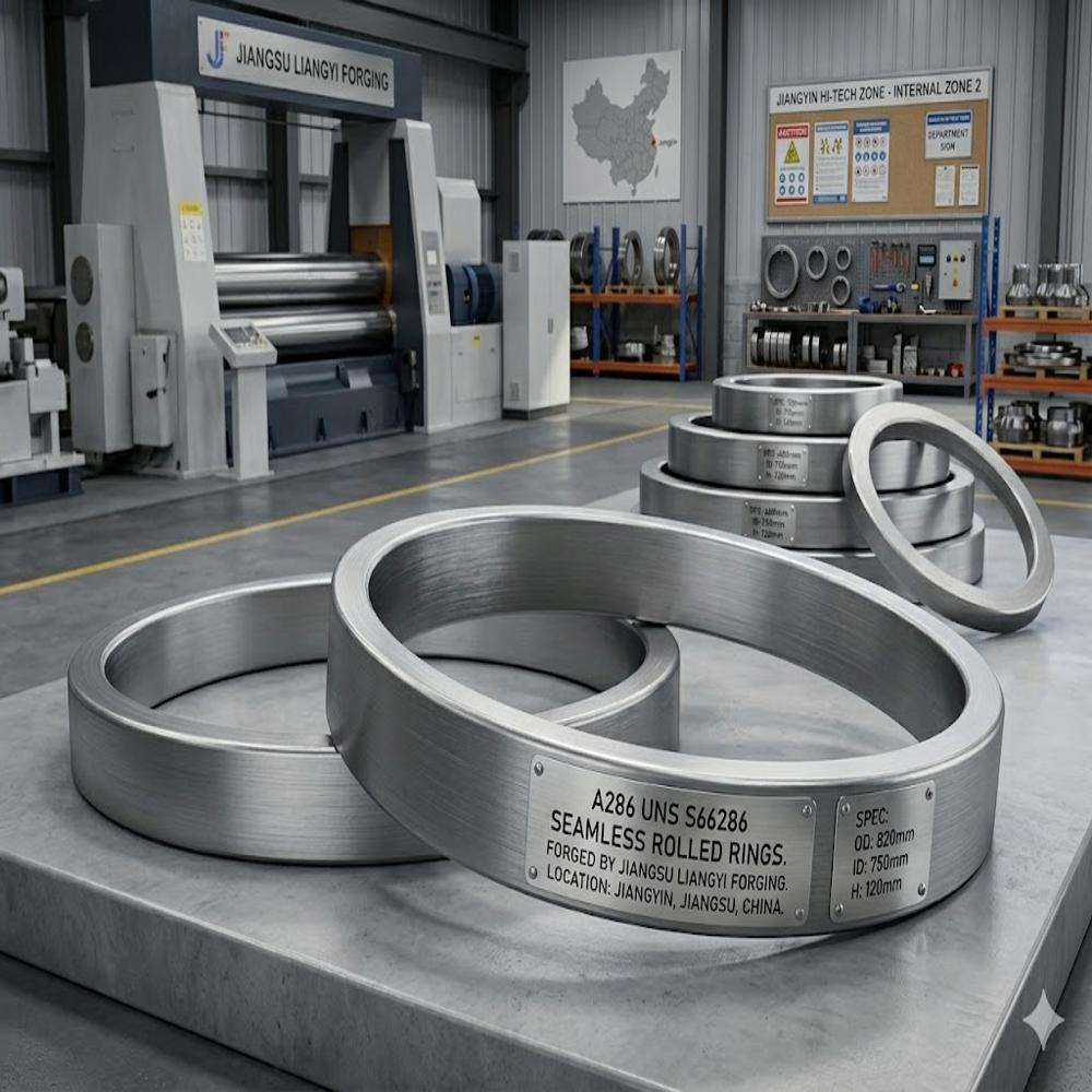 A286 UNS S66286 Iron Base PH Superalloy Forgings for Gas Turbines, Aerospace and Oil and Gas Discs, Impellers, Fasteners and Rings Jiangsu Liangyi