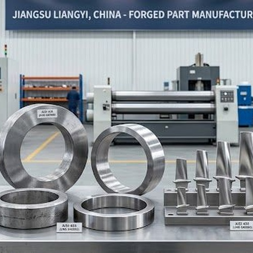 AISI 403Cb Niobium Modified 12% Cr Martensitic Turbine Blade Steel Forgings  Blades, Vanes and Bars Jiangsu Liangyi