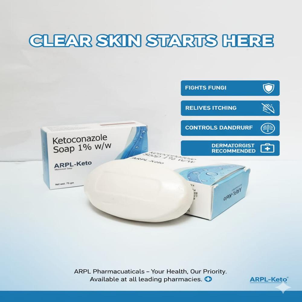 Ketoconazole Soap - Color: White