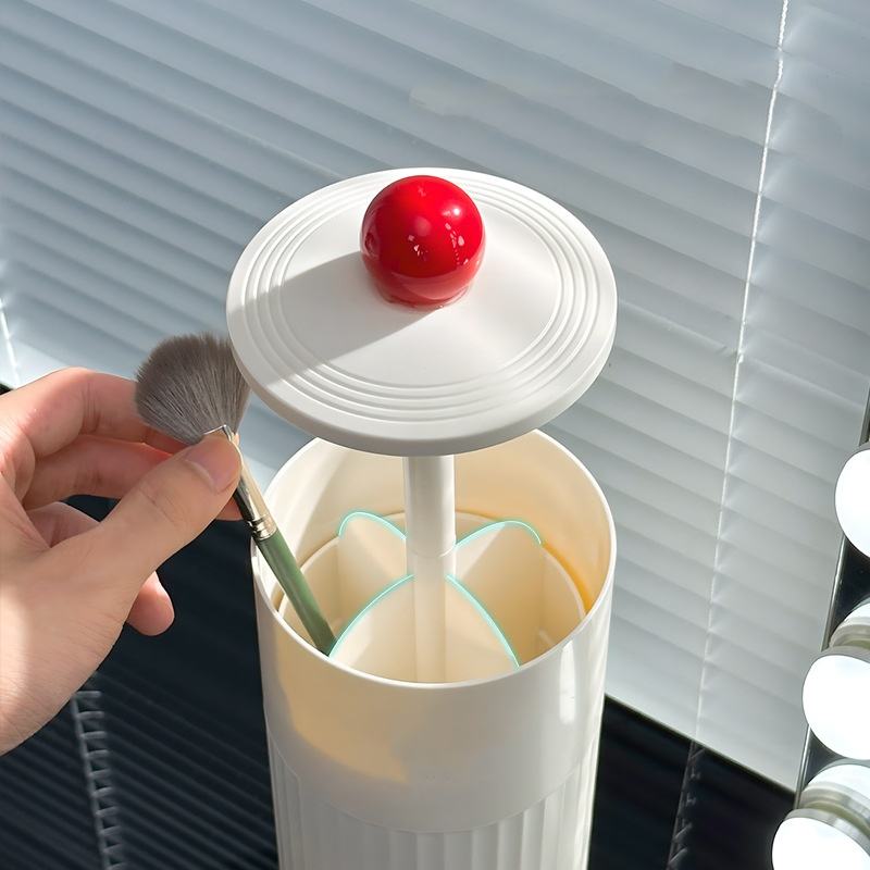 Plastic Makeup Brush Storage Container