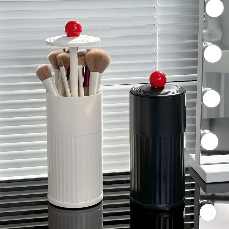 Plastic Makeup Brush Storage Container