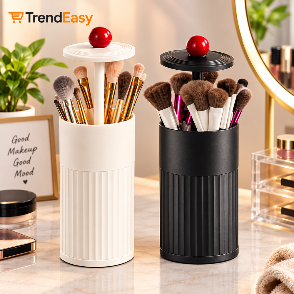 Plastic Makeup Brush Storage Container - Capacity: 20 Kg