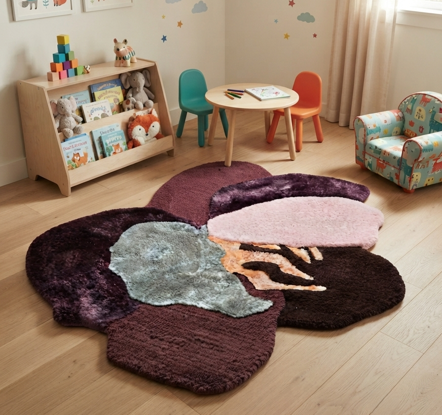 Hand Tufted Rugs for Living Room Bedroom Modern Handmade Wool Area Rugs Custom Size Decorative Floor Carpets Wholesale Rugs TRED