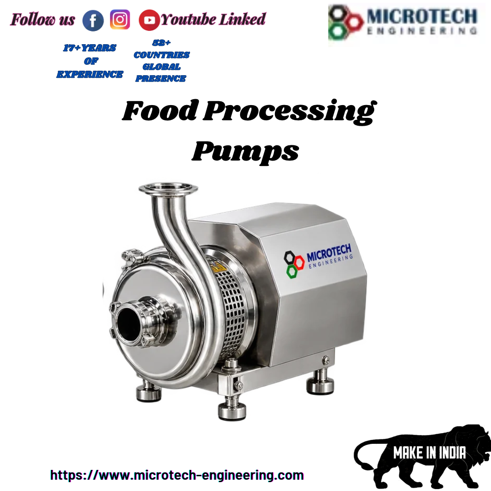 Food Processing Pump