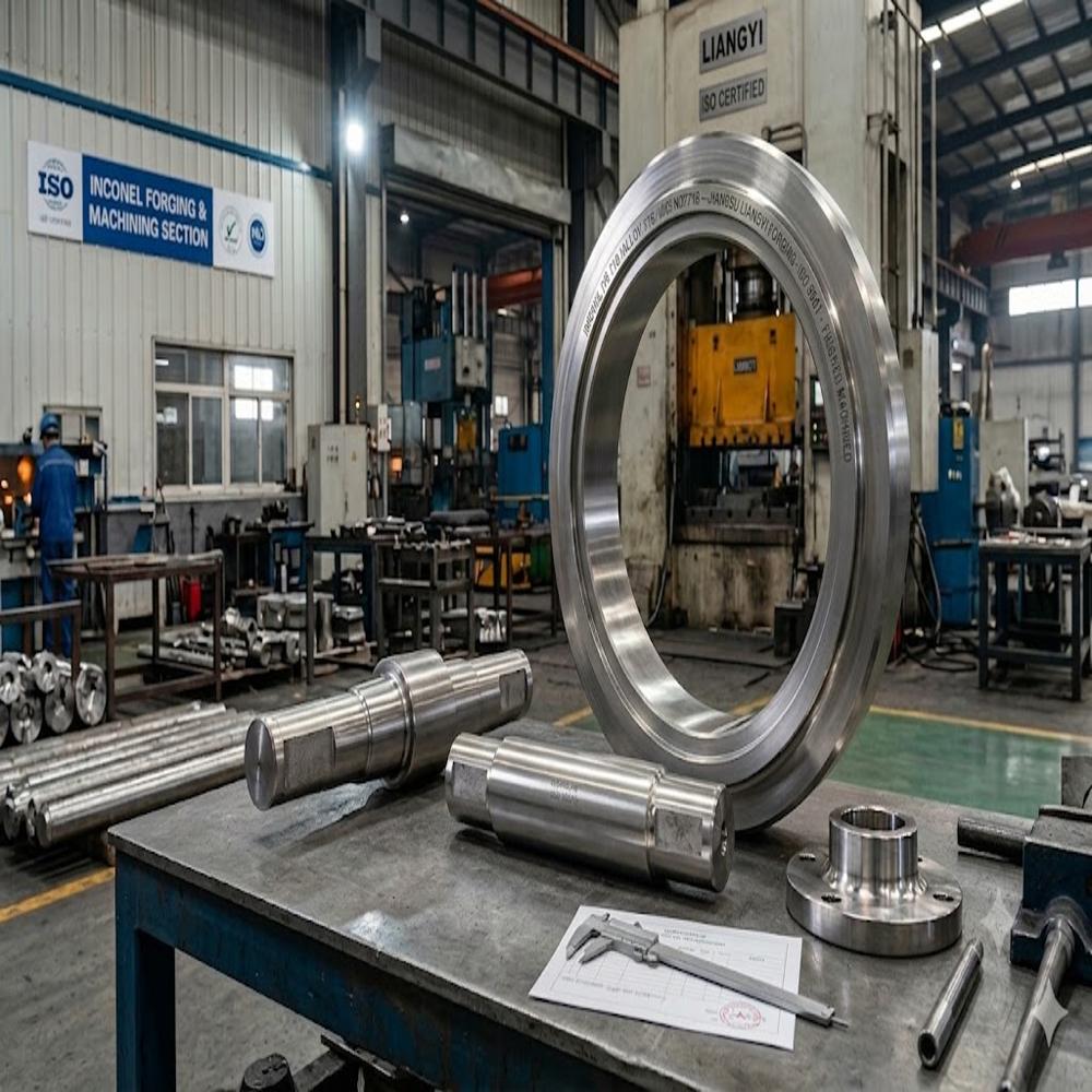 Inconel 718 UNS N07718 PH Superalloy Forgings for Gas Turbines, Aerospace and Oil and Gas Discs, Shafts, Rings and Bars Jiangsu Liangyi